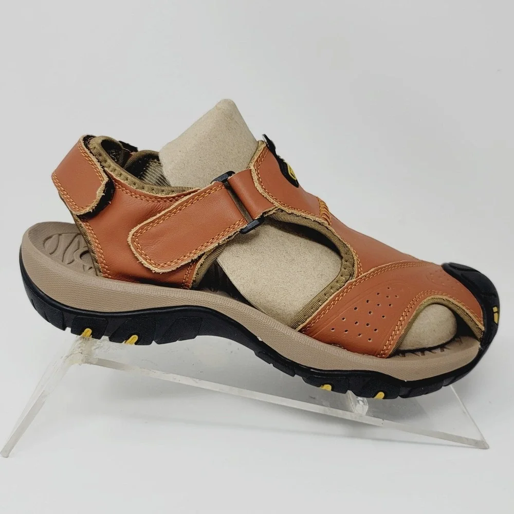 Fashion Men's Sandals Size 8 M Brown Water Hiking Shoes